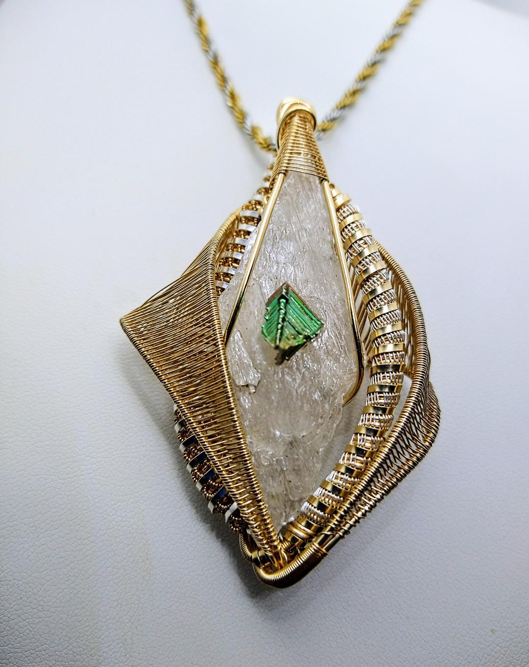 "Time Jumper" Palonette Crystal Amulet